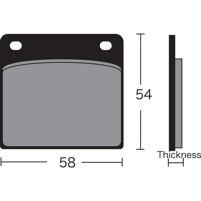 Vesrah Semi-Metallic Brake Pads - VD-306 [MPN: VD-306]_491574