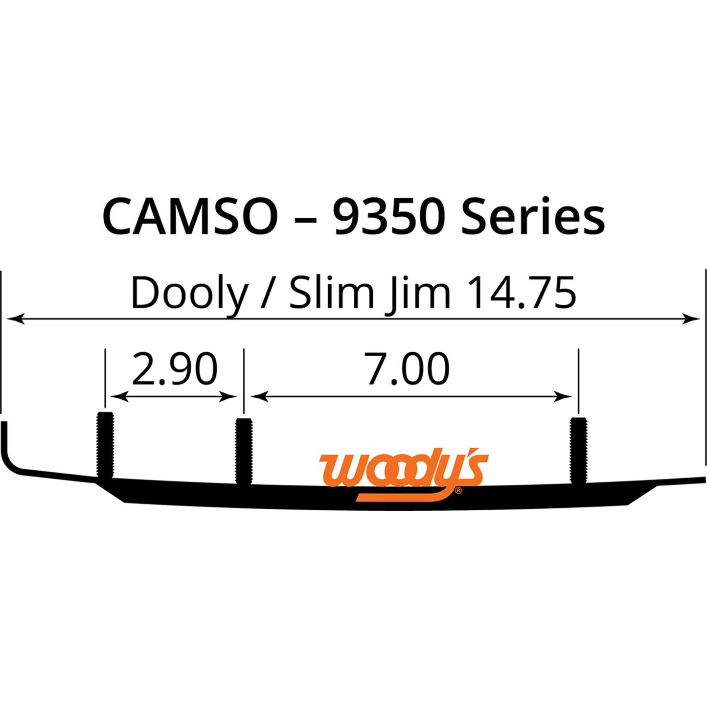 Woodys Dooly™ Runners - 8" - 60° DS8-9350_497507