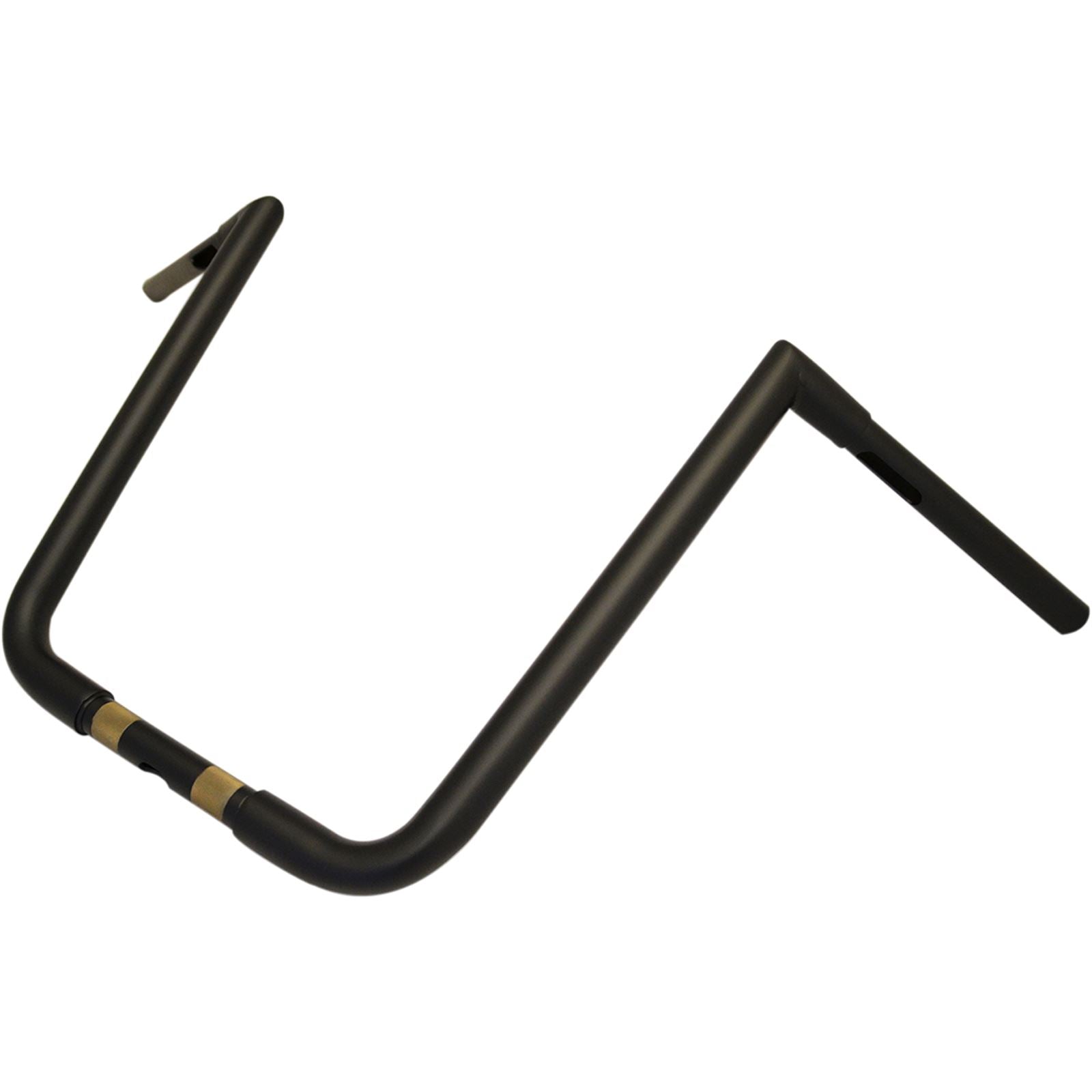 LA Choppers Flat Black 16" Big Twin Peaks Handlebar [MPN: LA-7360-16M]_414243
