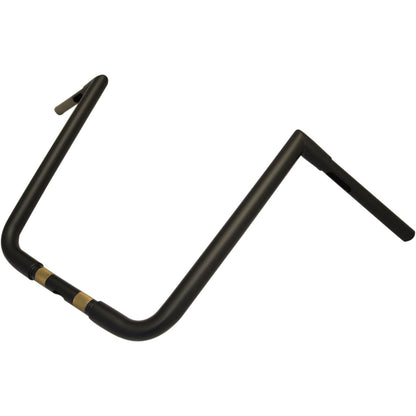LA Choppers Flat Black 16" Big Twin Peaks Handlebar [MPN: LA-7360-16M]_414243