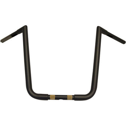 LA Choppers Flat Black 16" Big Twin Peaks Handlebar [MPN: LA-7360-16M]_414244