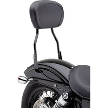 Cobra Round Sissy Bar - Short - Black - Dyna 602-1252B_361219