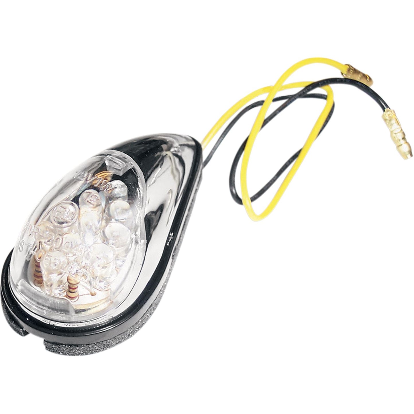 K&S Ultra Mini Stem-Mount LED Marker Lights - Chrome 25-8952_404541