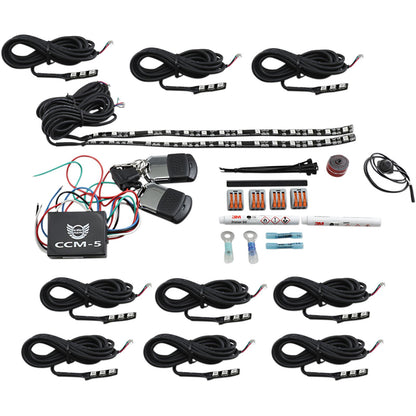 Custom Dynamics Full Lighted Engine Kit for Indian CD-IND-TMWK1_368030