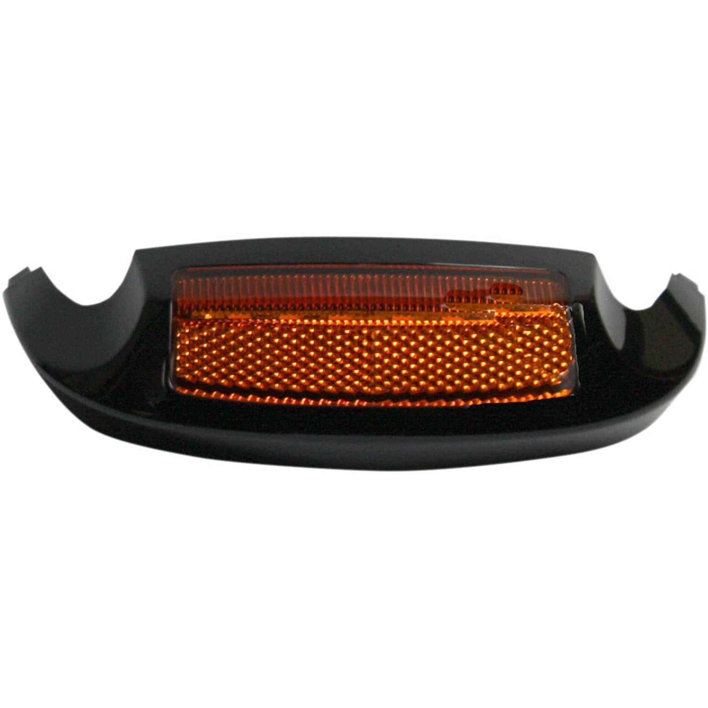 Custom Dynamics Led Front Fender Tip - Amber LED/Amber Lens - Black GEN-FT-AA-BLK_367894