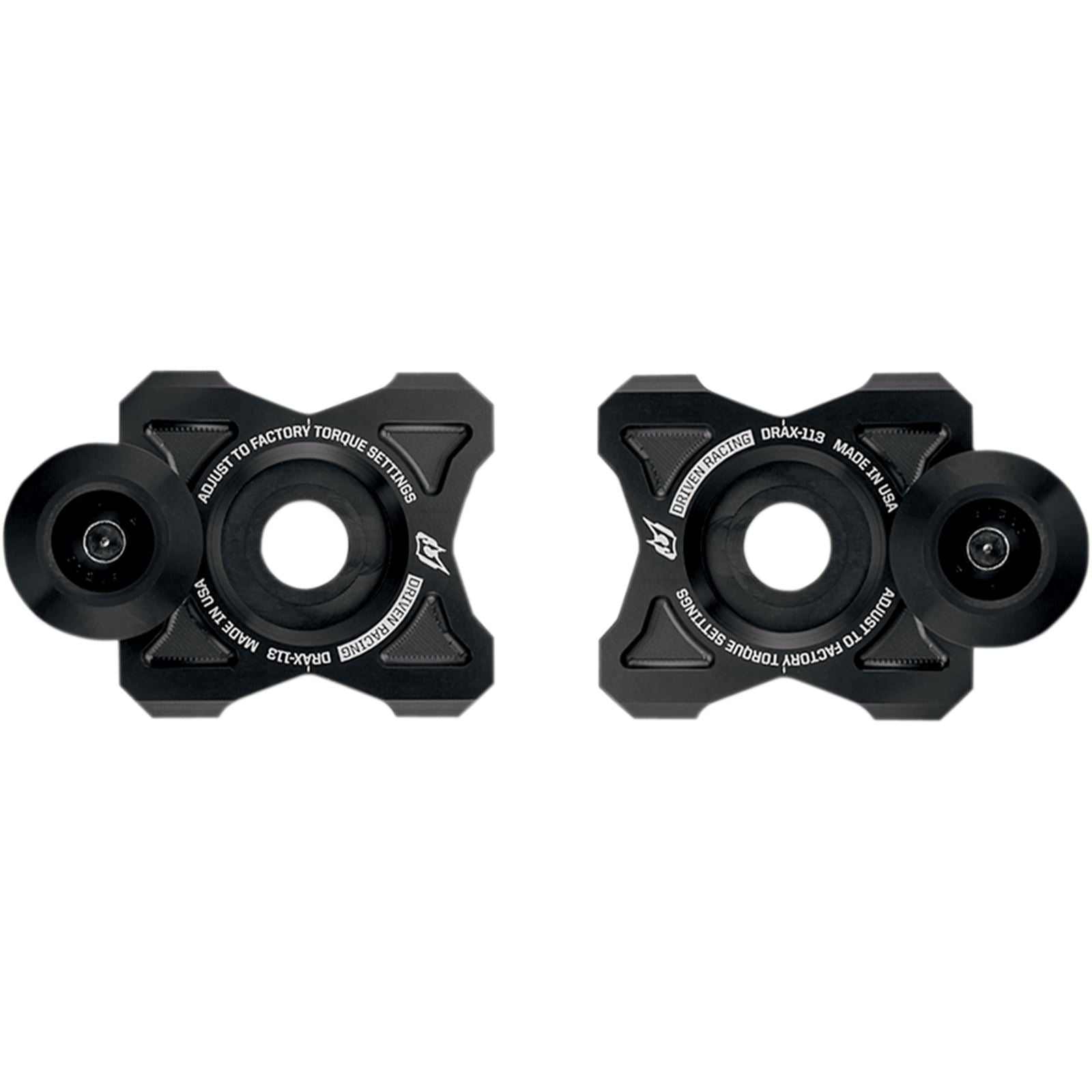 Driven Axle Block Sliders - For Kawasaki - Black DRAX-113-BK_374677