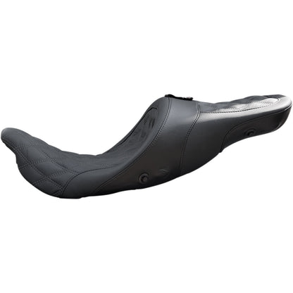 Danny Gray Longhaul Air Seat - 2-Up - XL - Diamond Stitch - Backrest Capable 21-413DIAAIR_370757