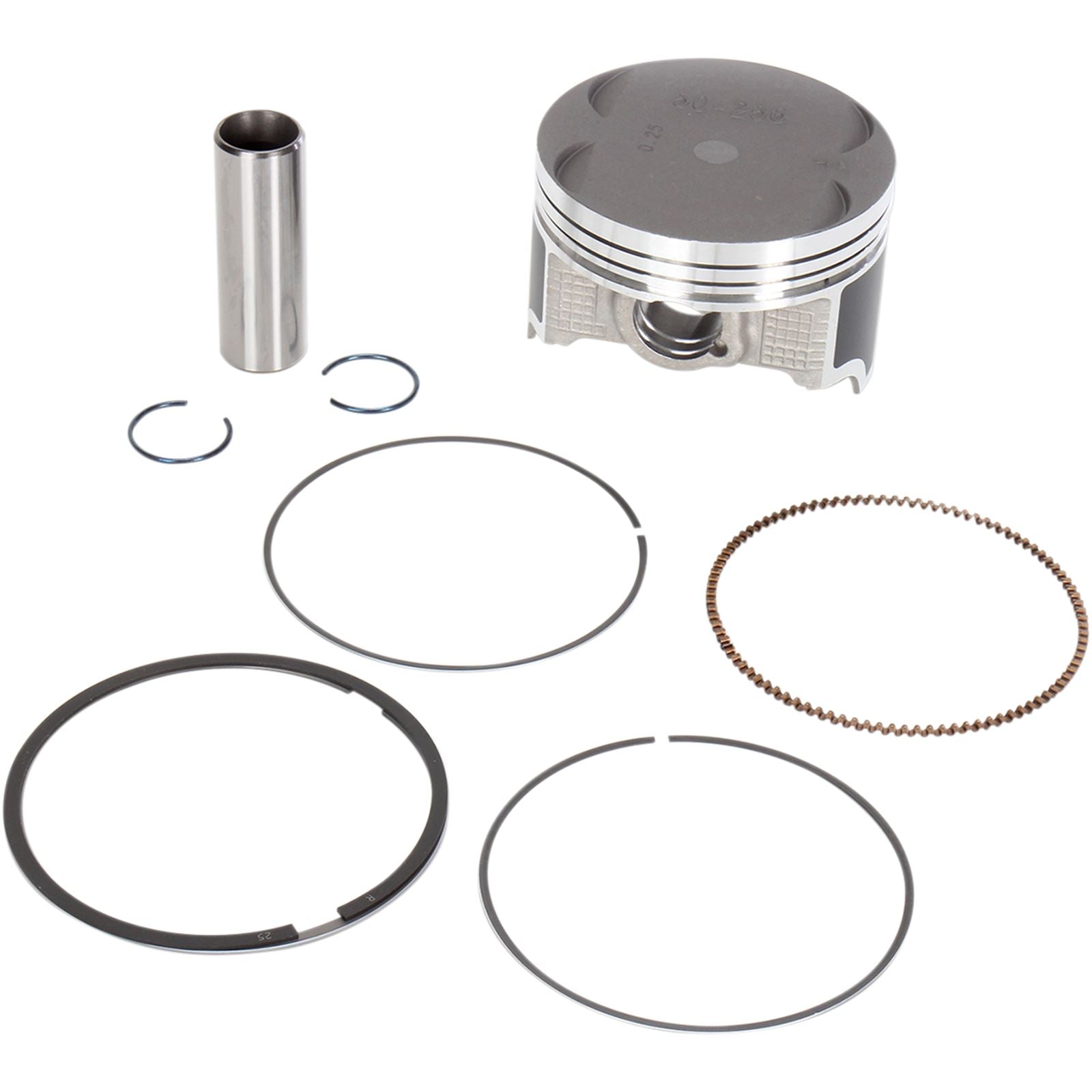 WSM Piston Kit for Kawasaki 650 - .25mm 50-256-04K_499454