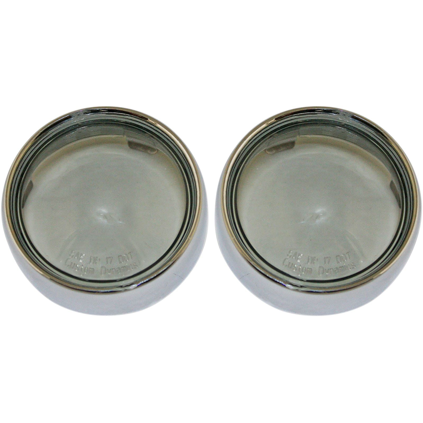 Custom Dynamics Bullet Signal Lenses - Chrome/Smoke PB-B-BEZ-CS_367464