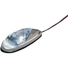 K&S Flush-Mount Mini Marker Lights - Chrome/Clear 25-9504B_405076