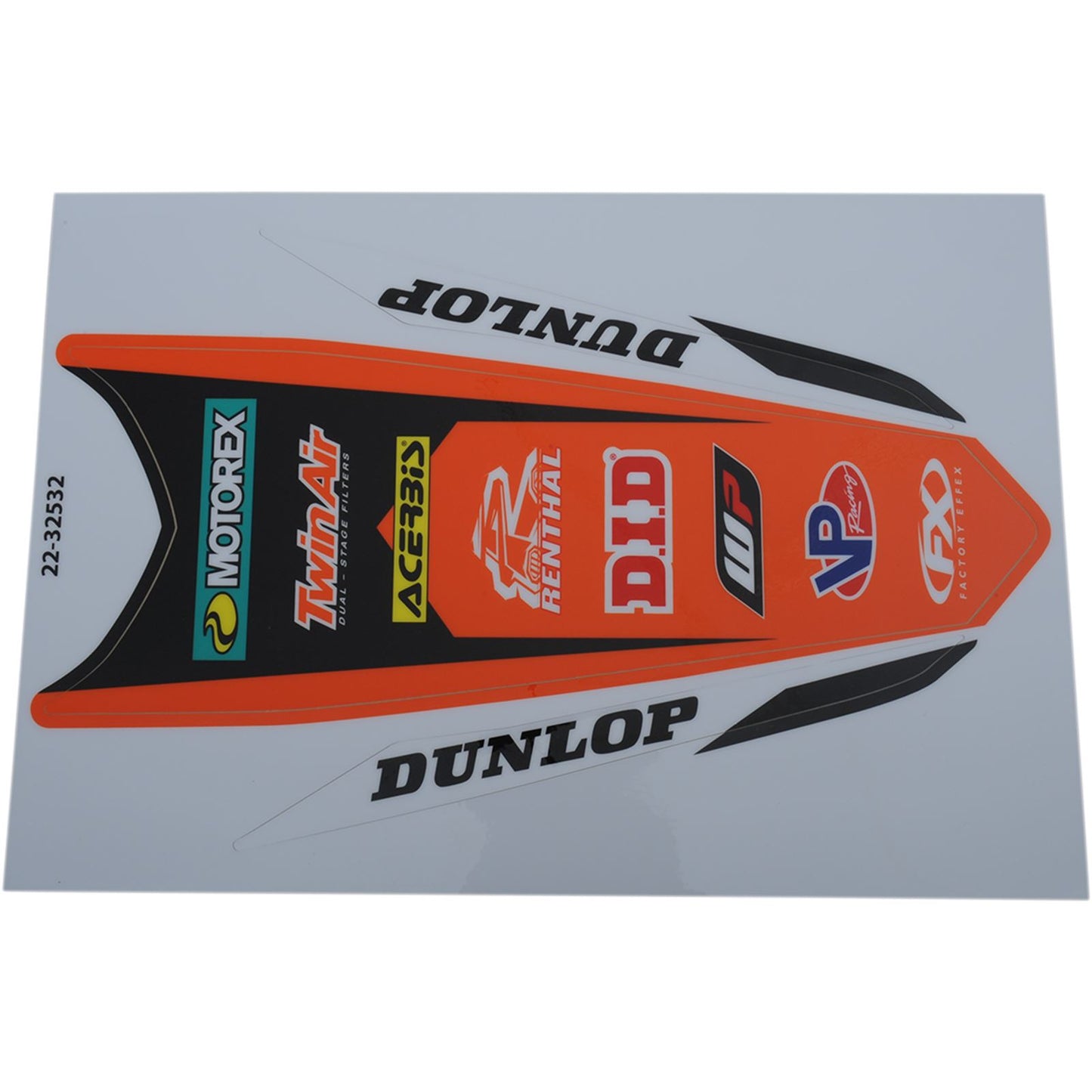 Factory Effex RFender Graphic-SXF450 18.5  SX/SXF125-450 19-20  XC/XCF250-450 19-20 22-32532_384676