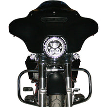 Custom Dynamics Halo Headlight Trim Ring - FLHT '06-'13 - Black CDTB-7TR-2B_367246