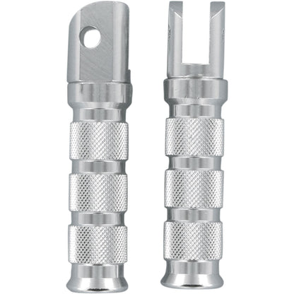 Emgo Front Footpegs - Silver for Honda [MPN: 50-11211]_382085