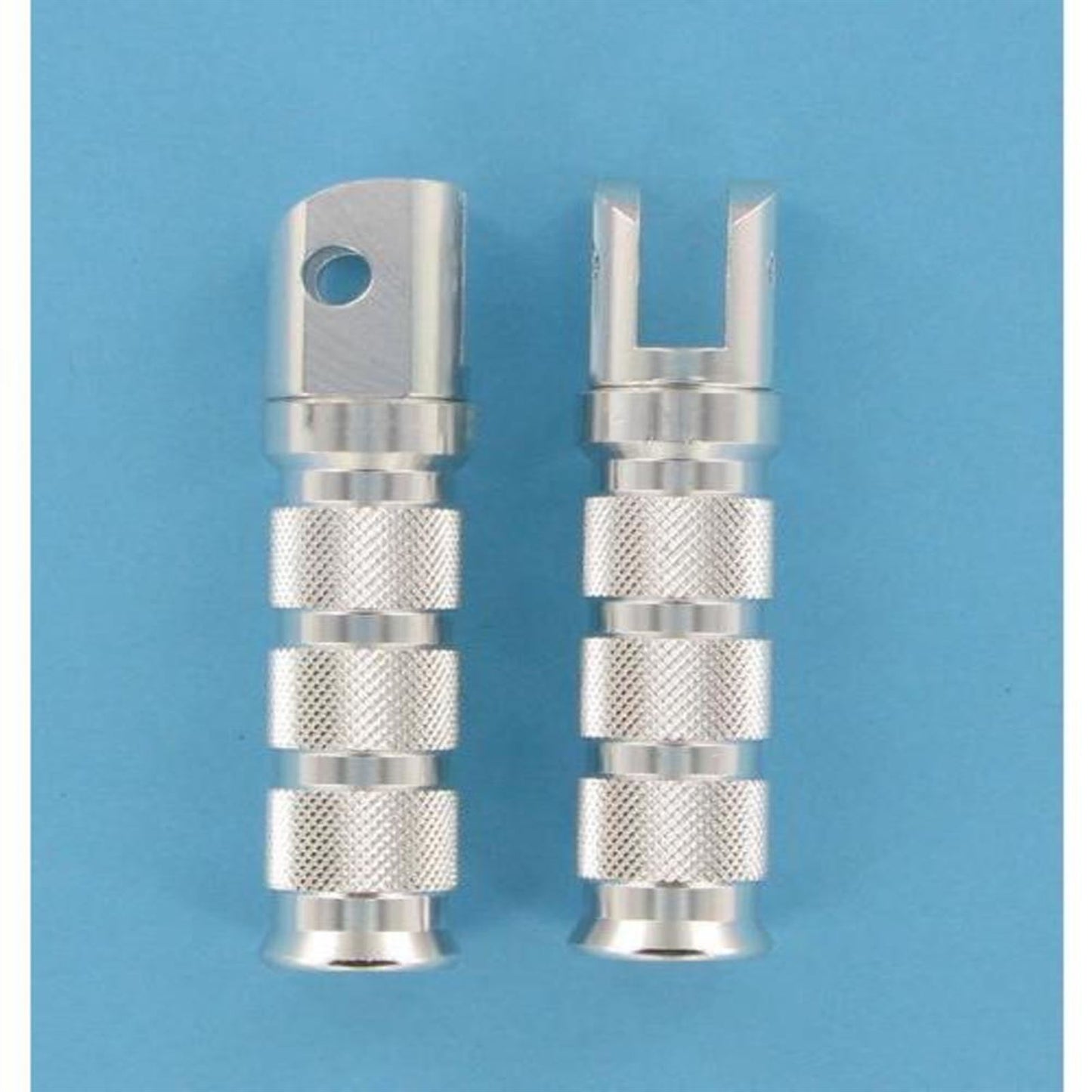 Emgo Front Footpegs - Silver for Honda [MPN: 50-11211]_598385