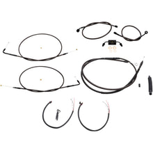 LA Choppers Midnight Cable Kit for 12" - 14" Ape Hanger Handlebars [MPN: LA-8211KT2-13M]_415736
