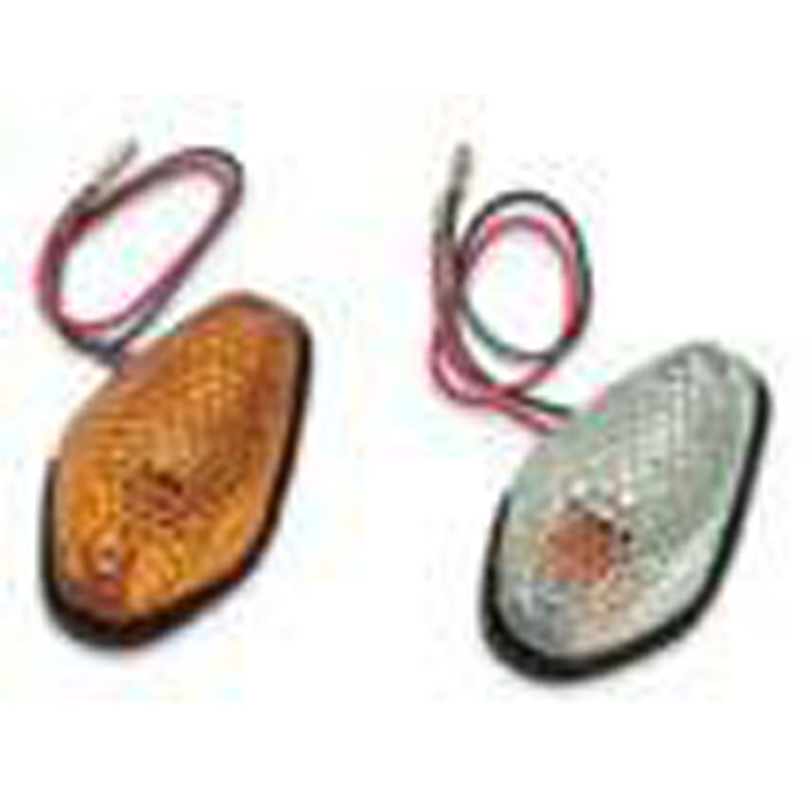 K&S LED Teardrop Marker Light - Amber 25-8900_598391