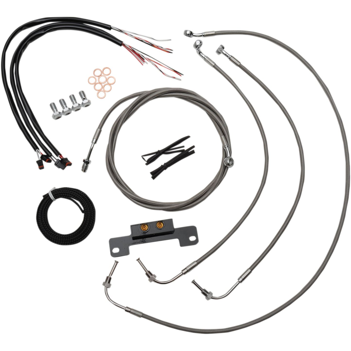 LA Choppers 19" Cable Kit for '17+ FL without ABS [MPN: LA-8055KT2-19]_416122