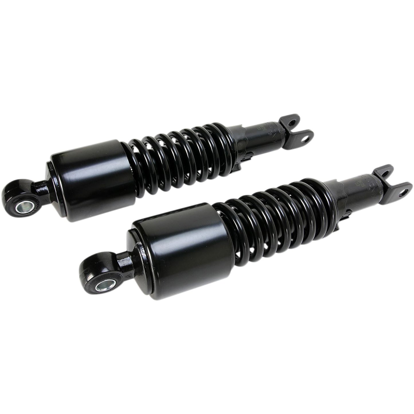 Emgo Custom Shorty Shocks With Shroud - Black - Clevis Lowering 17-05694B_381627
