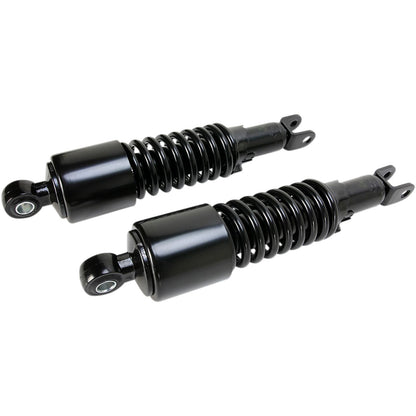 Emgo Custom Shorty Shocks With Shroud - Black - Clevis Lowering 17-05694B_381627