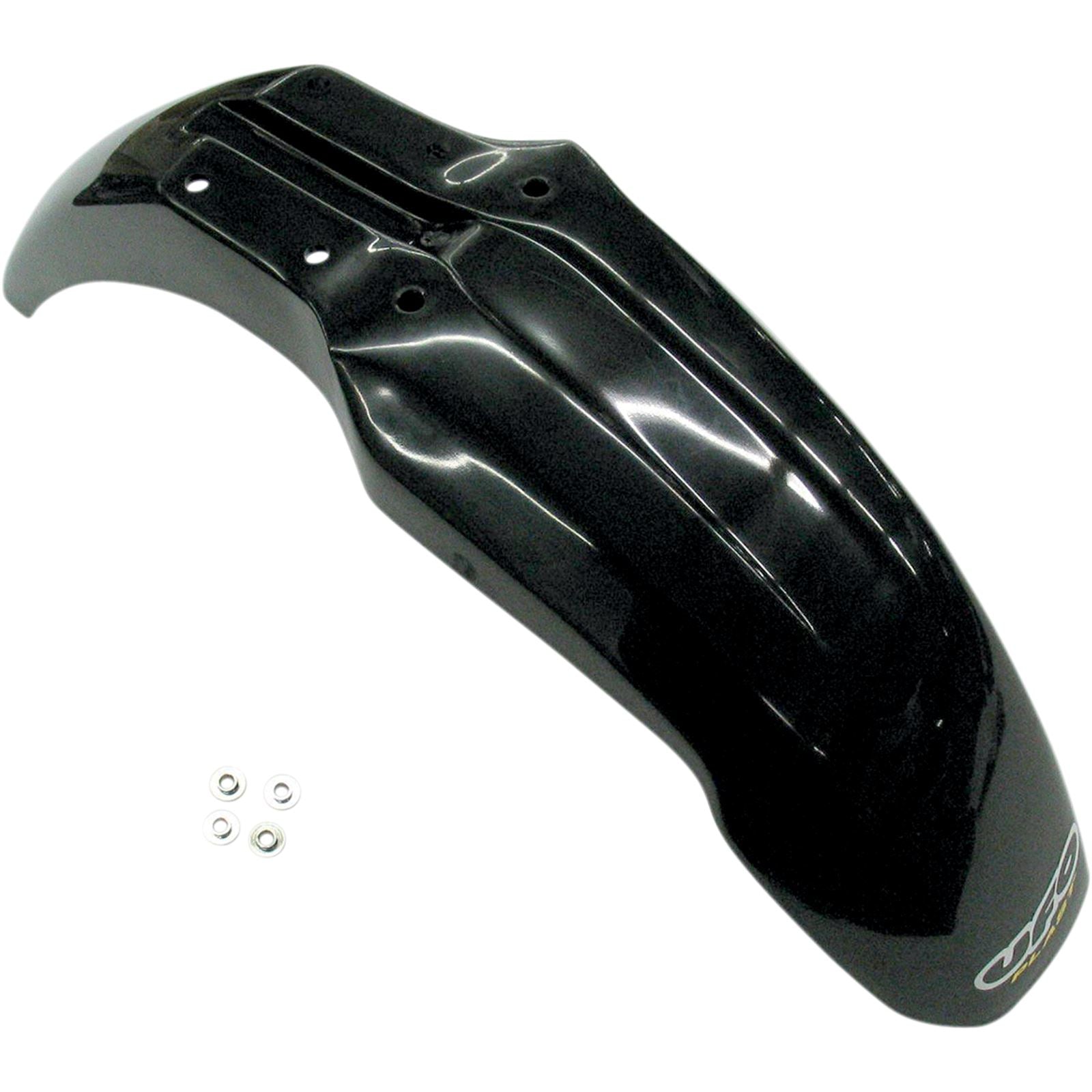 UFO Plastics Front Fender - Black - '93-'02 YZ80 | '02-'14 YZ85 [MPN: YA02873-001]_487413