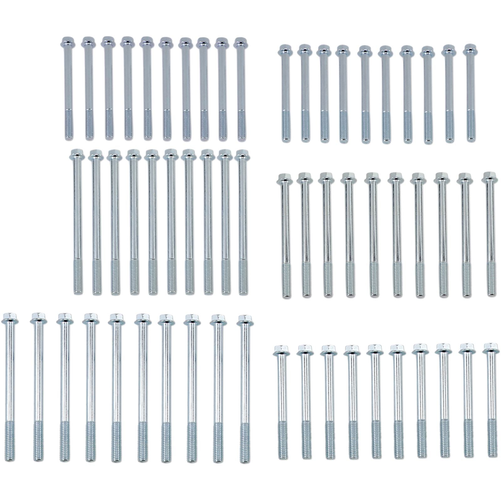 Bolt MC Hardware M6 8mm Hex Flange Bolt Assortment - 60-Piece Kit SV-M6HEXF-3_354342