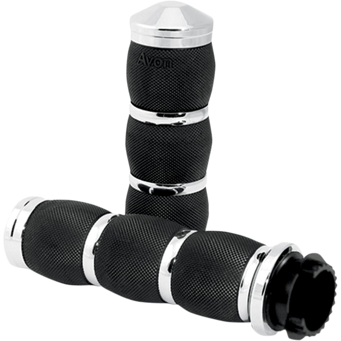 Avon Grips Chrome 7/8" Air Cushion Grips SB-AIR-90-CH_347580