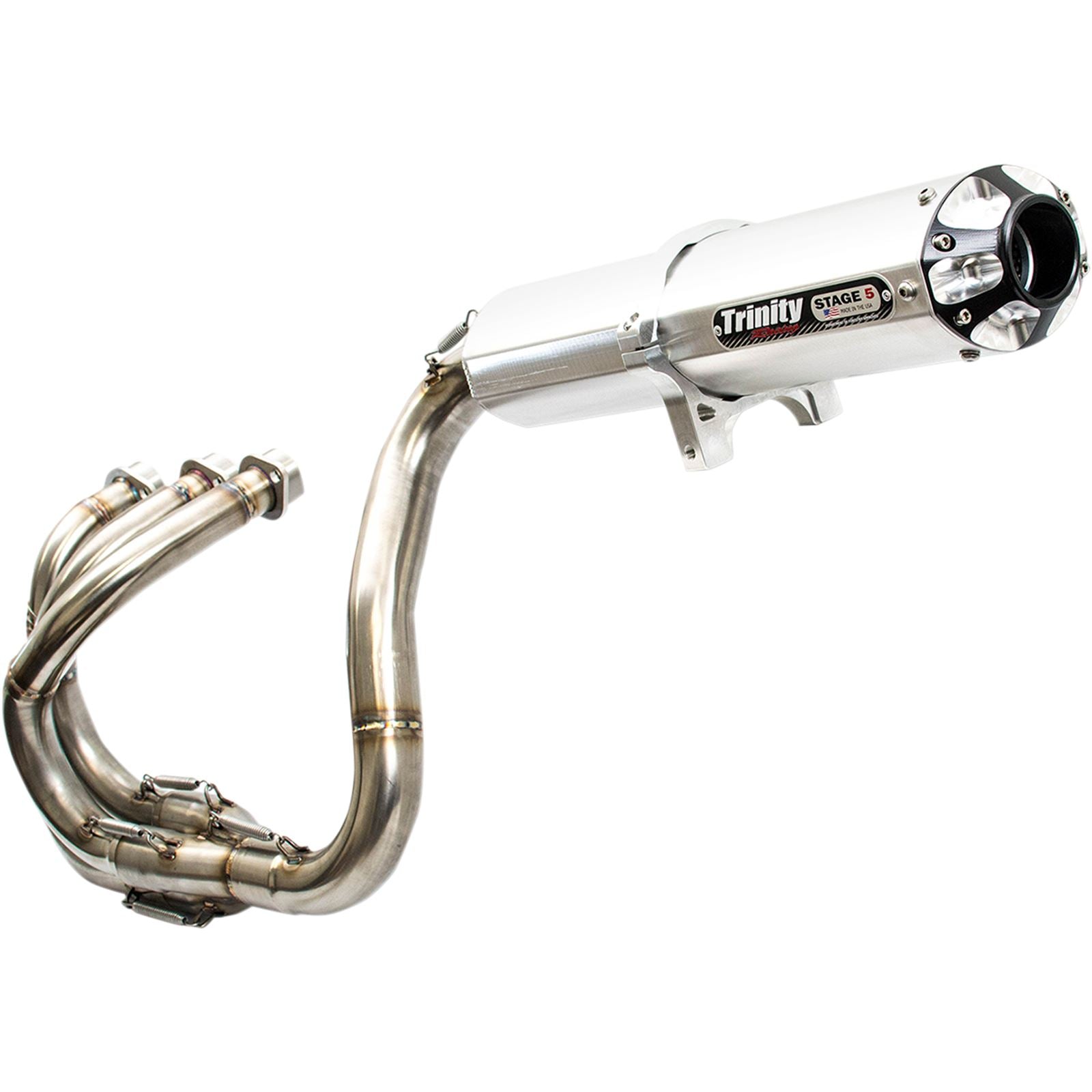 Trinity Racing Exhaust - Aluminum - Single [MPN: TR-4155F]_485677