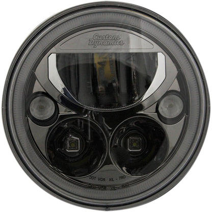 Custom Dynamics LED Headlight - 7" - Black - Each CDTB-7-B_367231