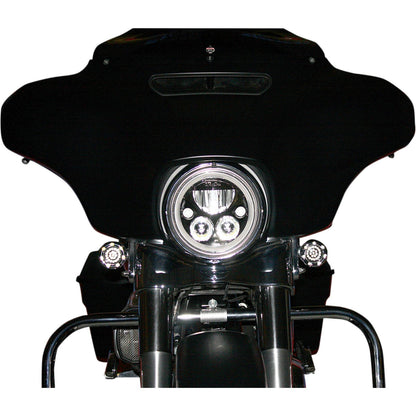 Custom Dynamics LED Headlight - 7" - Black - Each CDTB-7-B_367234