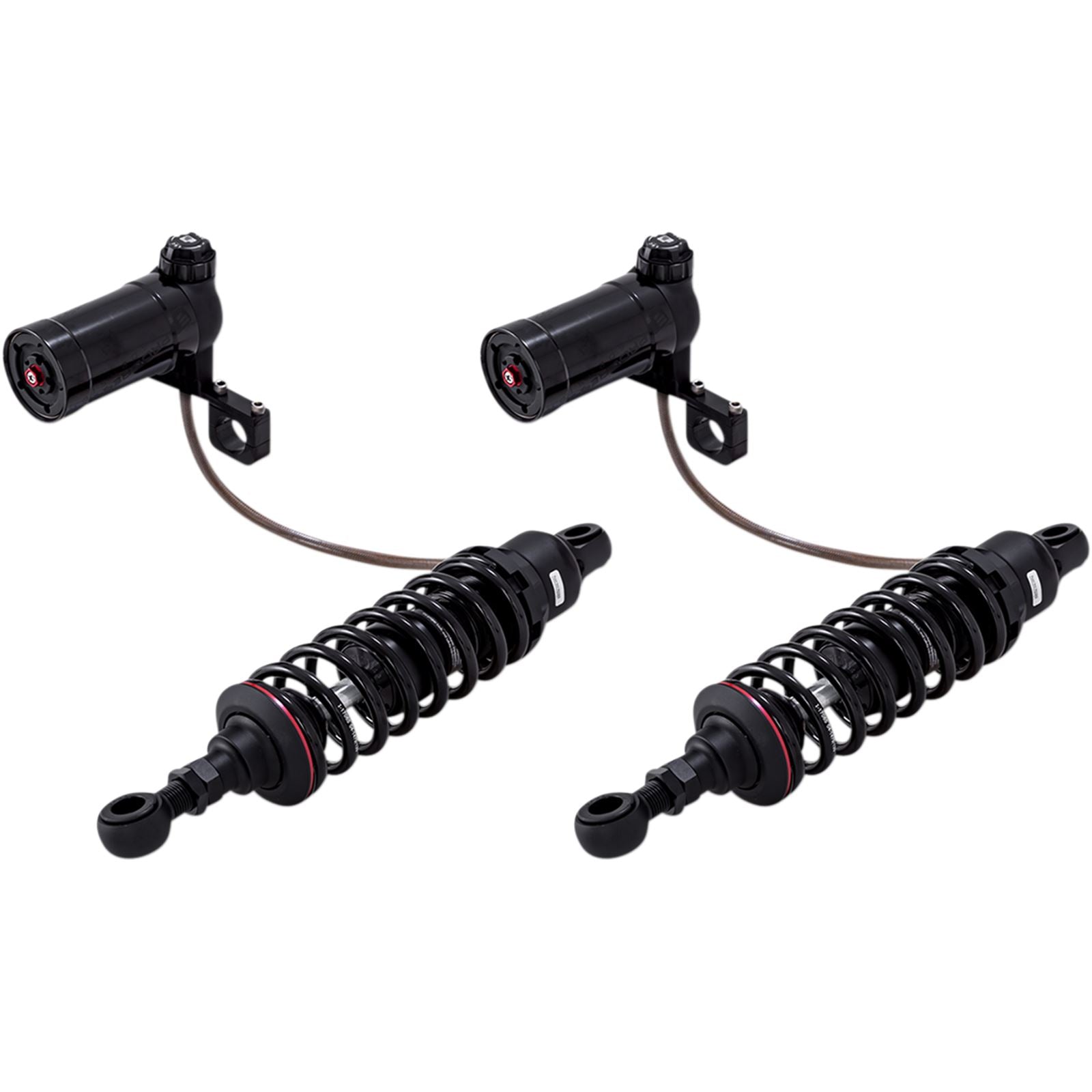 Progressive Suspension 990 Series Shocks with Remote Reservoir - Black - Standard - 12" 990-2001_459438