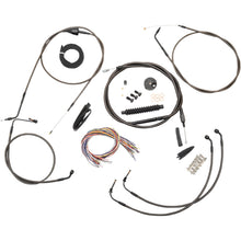 LA Choppers Midnight Cable Kit for 12" - 14" Ape Hanger Handlebars [MPN: LA-8005KT2B-13M]_415446