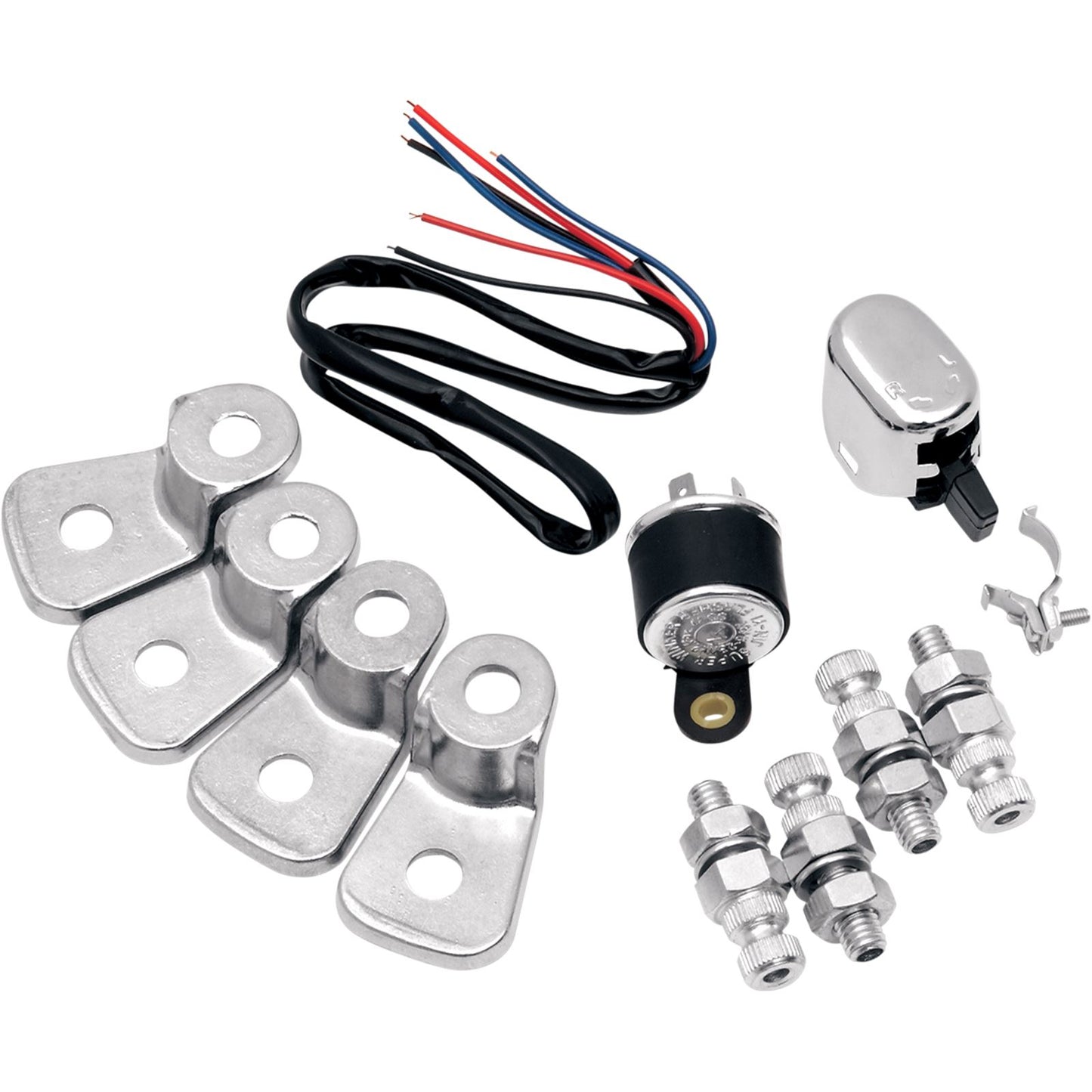 K&S Turn Signal Wiring Kit with  Brackets - Universal [MPN: 25-9000]_405069