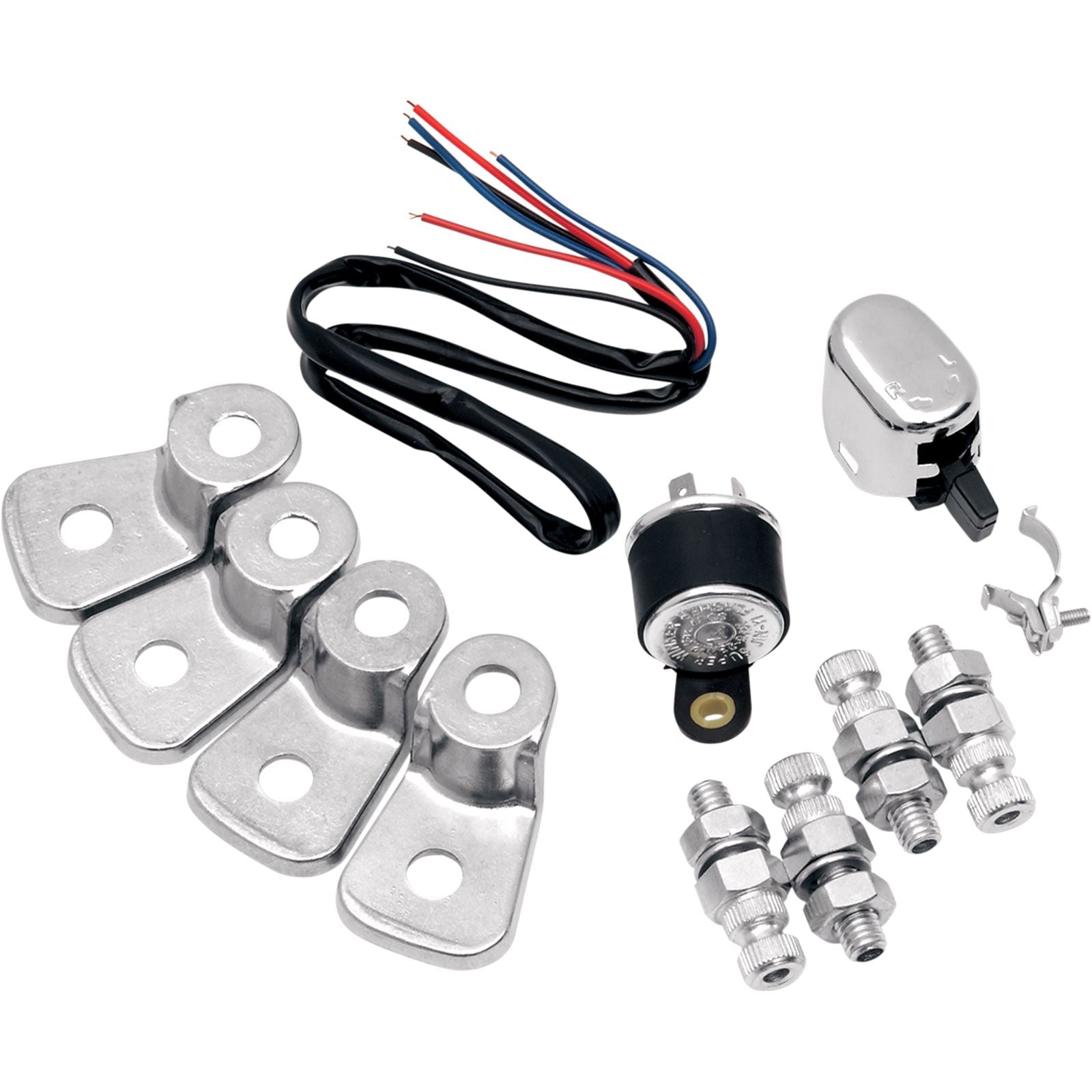 K&S Turn Signal Wiring Kit with  Brackets - Universal [MPN: 25-9000]_405069