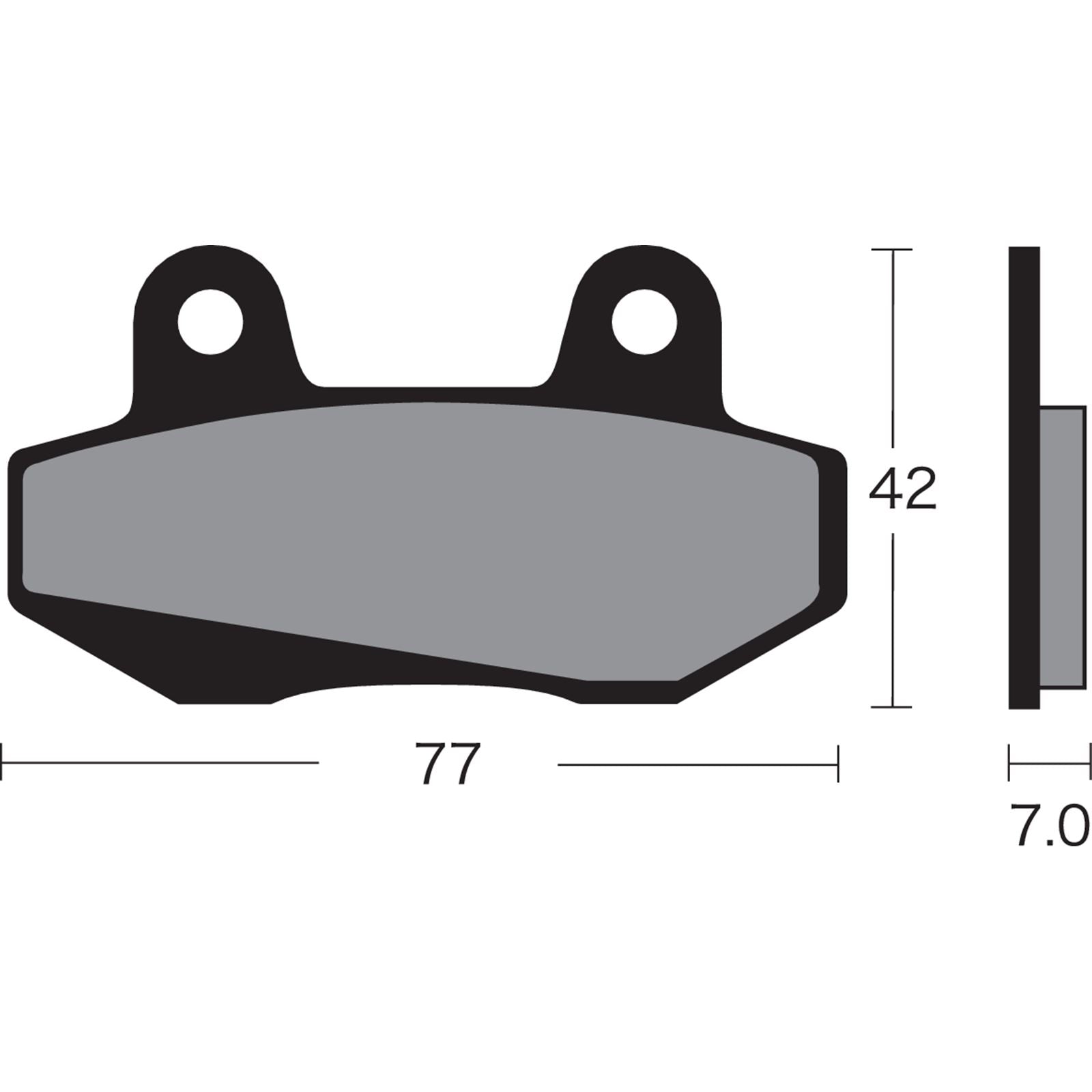 Vesrah Semi-Metallic Brake Pads - VD-131 [MPN: VD-131]_491554