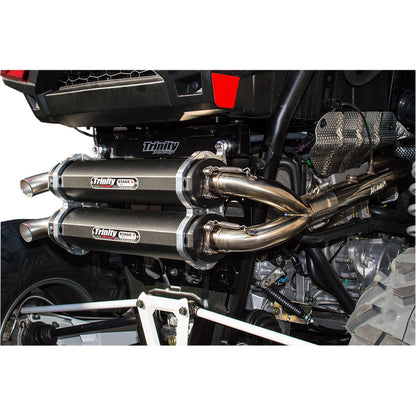 Trinity Racing Exhaust - Black - Dual [MPN: TR-4153D-BK]_485672