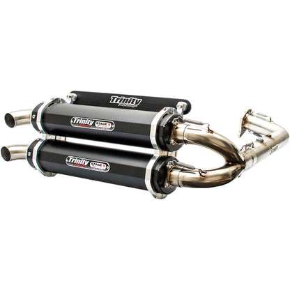 Trinity Racing Exhaust - Black - Dual [MPN: TR-4153D-BK]_485673