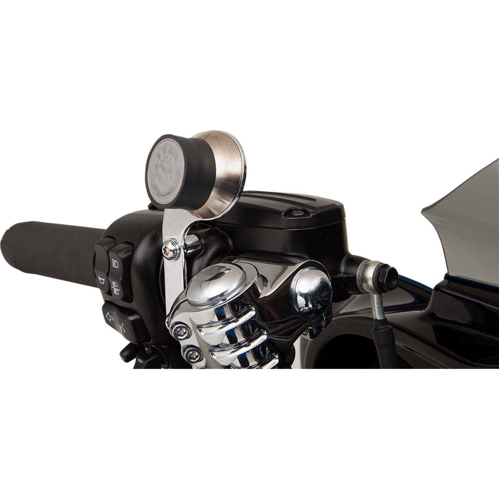 Klock Werks Chrome iOmount™ Switch Mount For '96 -'19 For HD [MPN: KW05-01-0380-C]_409216