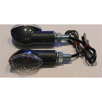 K&S Ultra Mini Marker Lights - Carbon/Clear 25-8361_598463