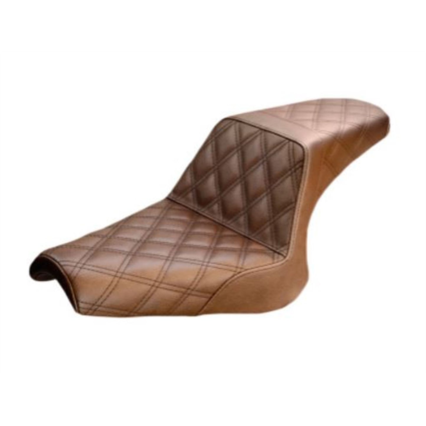 Saddlemen Step Up Seat - Lattice Stitched - Brown Y13-16-175BR_795388