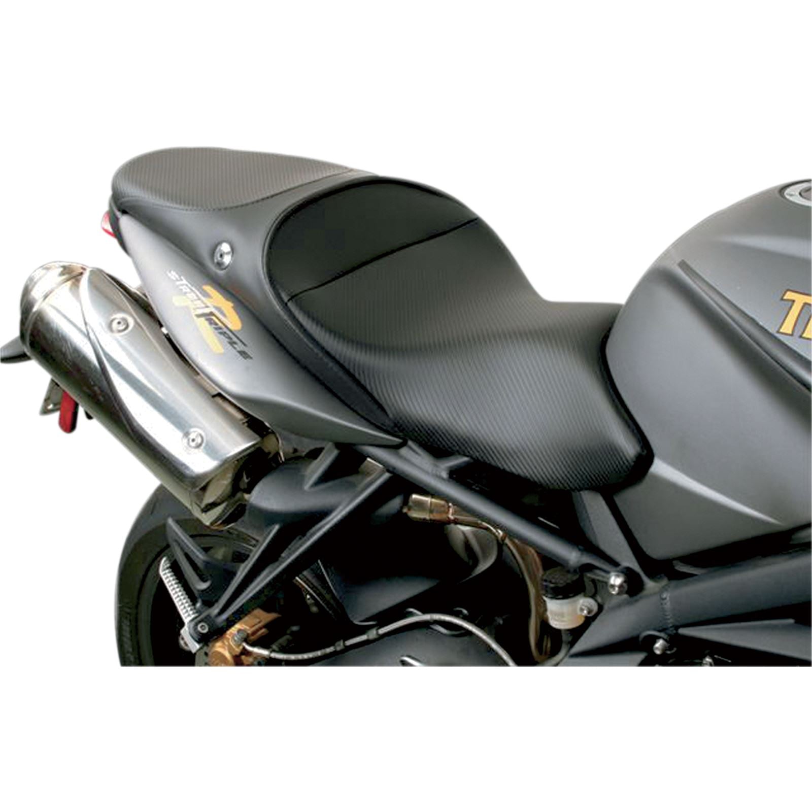 Sargent World Sport™ Seat - Carbon FX fits Triumph Street Triple '08-'12 Black WS-603-19_470702