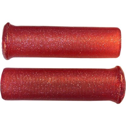Emgo Red 7/8" Retro Metal Grips 42-21124_381013