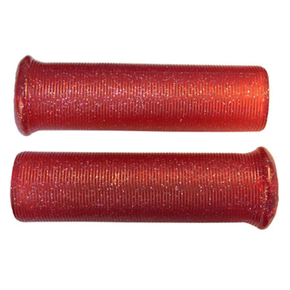 Emgo Red 7/8" Retro Metal Grips 42-21124_598471