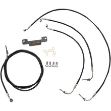 LA Choppers Black 19" Cable Kit for '17+ FL without ABS [MPN: LA-8055KT-19B]_416111
