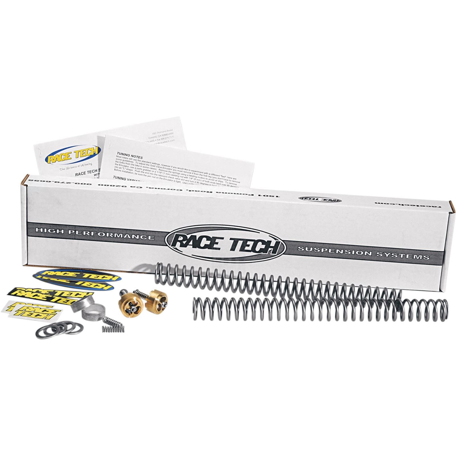 Race Tech Complete Front End Suspension Kit - 0.95 kg/mm Spring [MPN: FLEG S41095]_462127