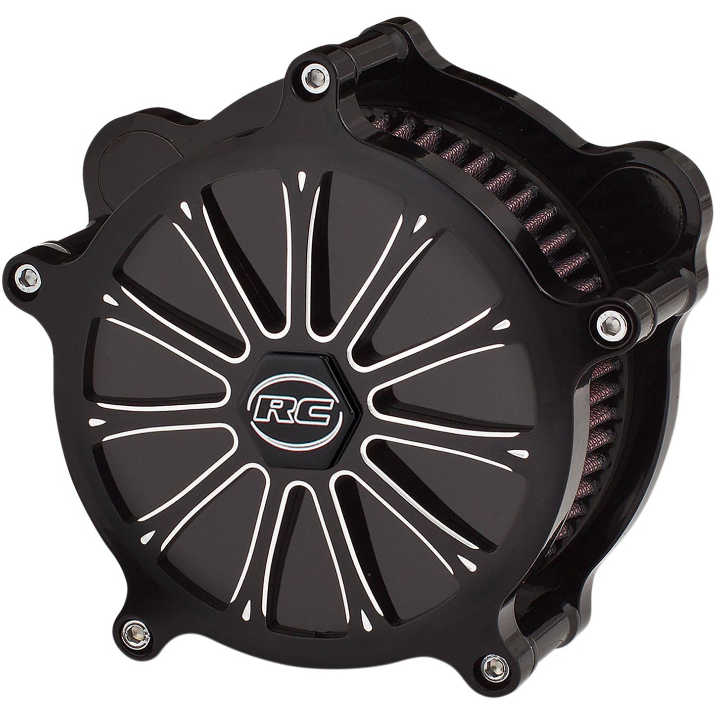 RC Components Air Cleaner Exile Black [MPN: AB-02B-122E]_462926