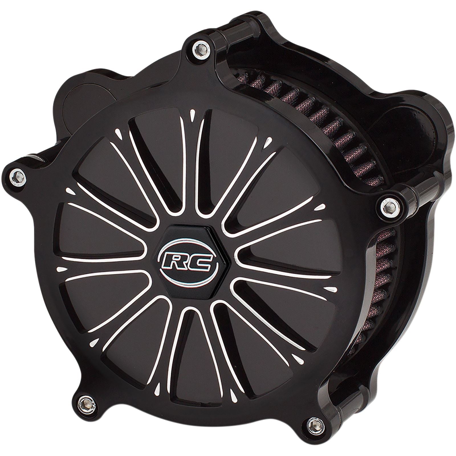 RC Components Air Cleaner Exile Black [MPN: AB-02B-122E]_462926