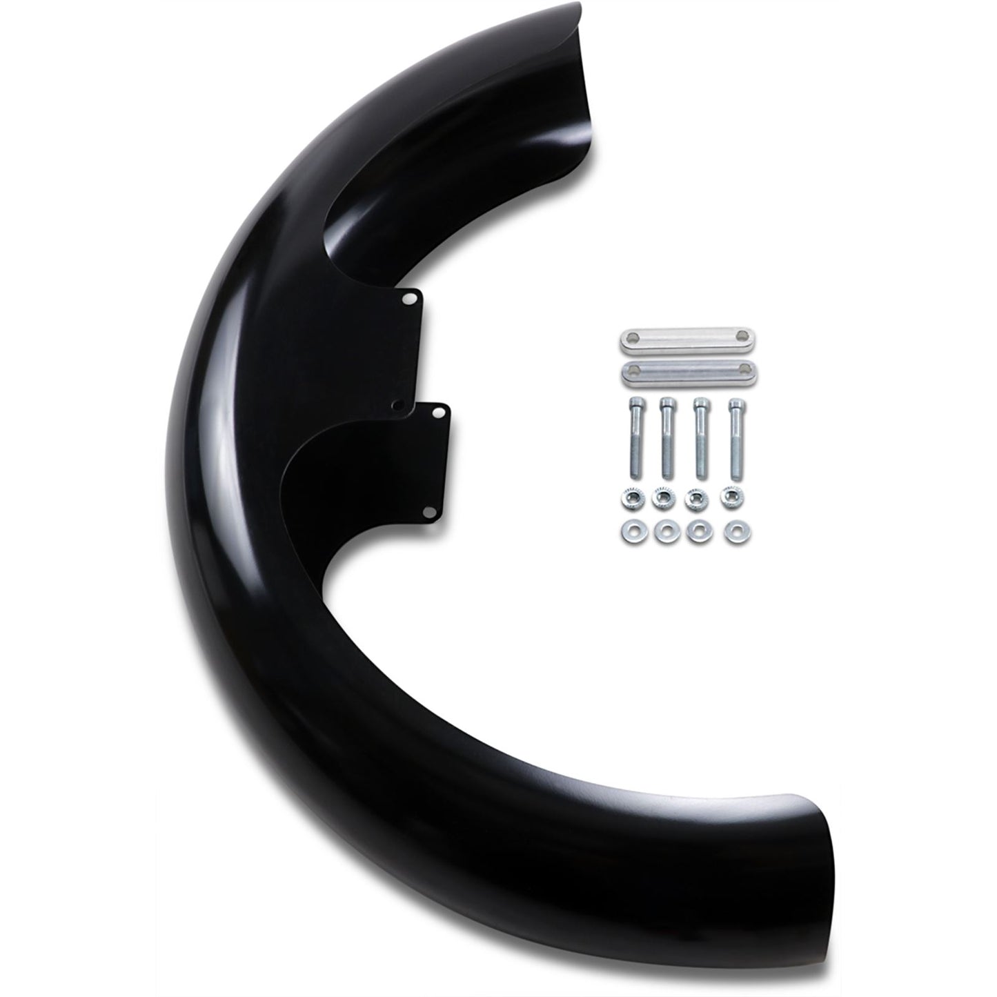 Klock Werks Wrapper Front Fender Kit - Black - Steel - 21" - '18-'20 FLH [MPN: KW05-01-0518]_409397