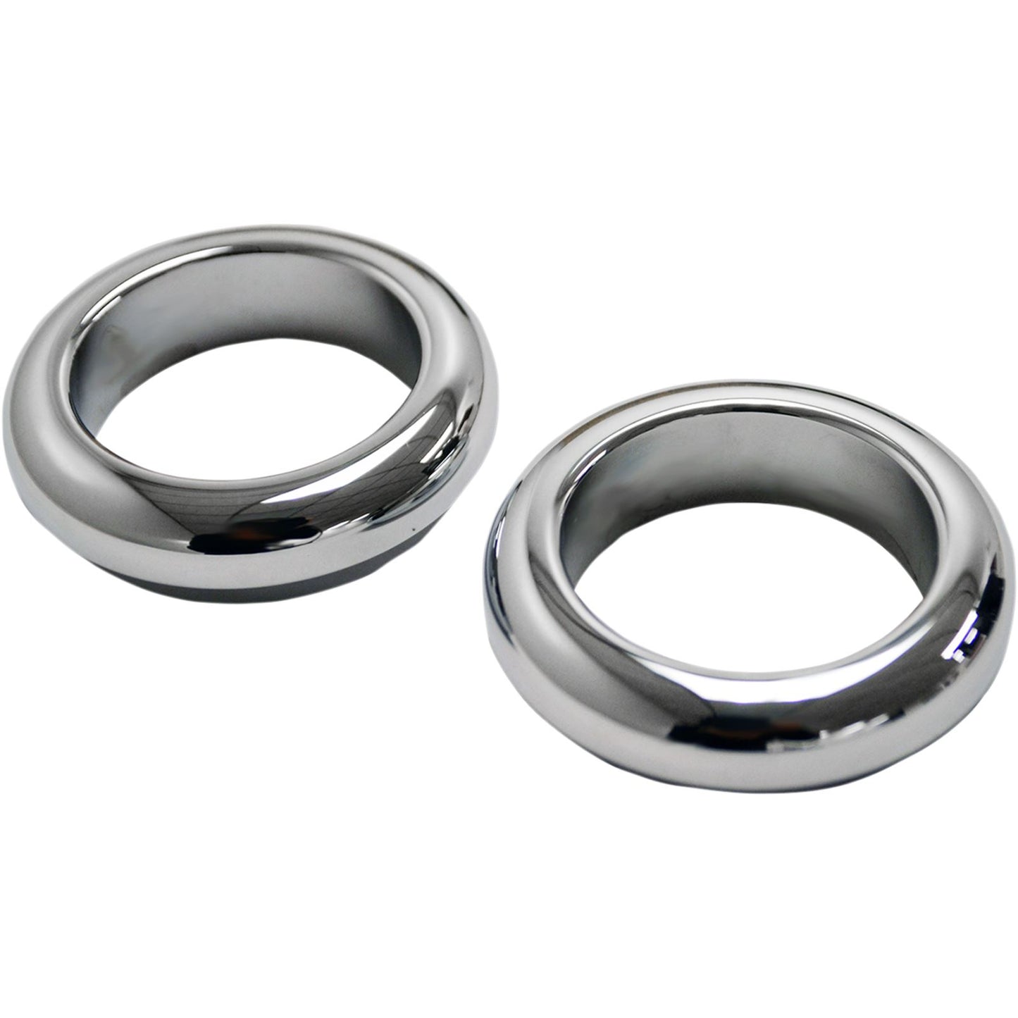 LA Choppers Fork Dust Covers - 39 mm - Chrome [MPN: LA-7503-39]_413976