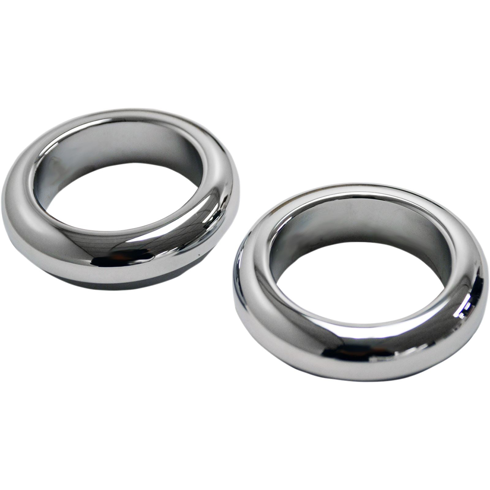 LA Choppers Fork Dust Covers - 39 mm - Chrome [MPN: LA-7503-39]_413976