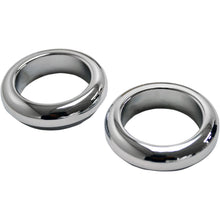 LA Choppers Fork Dust Covers - 39 mm - Chrome [MPN: LA-7503-39]_413976